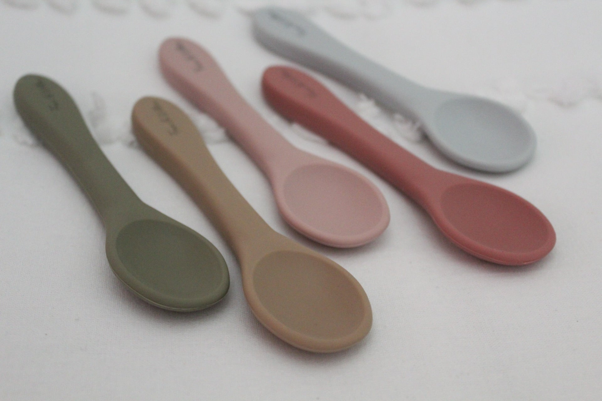 Konges Sløjd Silicone Spoons 3 Pack - Shell – Elenfhant